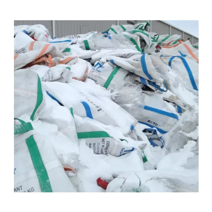 PP Jumbo Bags Grade waste recycled plastic PP woven scrap pp bag