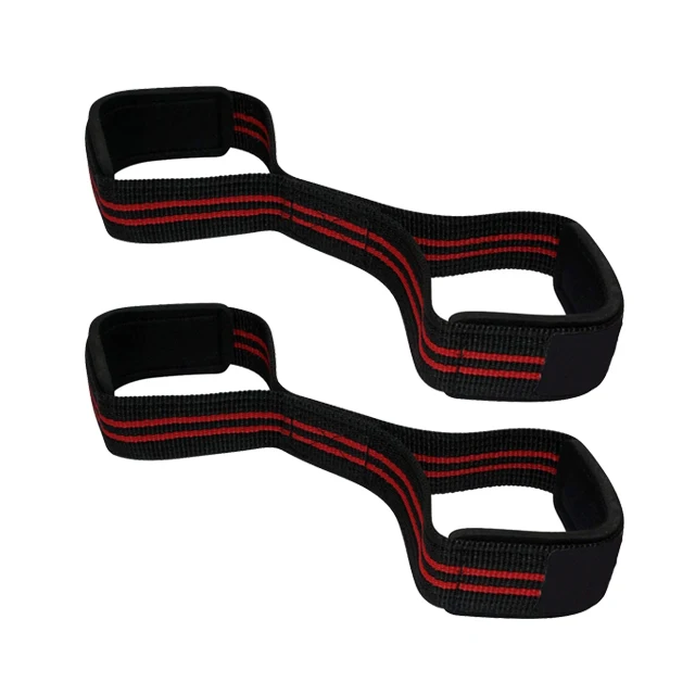 Weightlifting Figure Eight Straps Fitness Lifting Straps For Power lifting Hot Sale Weight lifting Figure Eight Straps