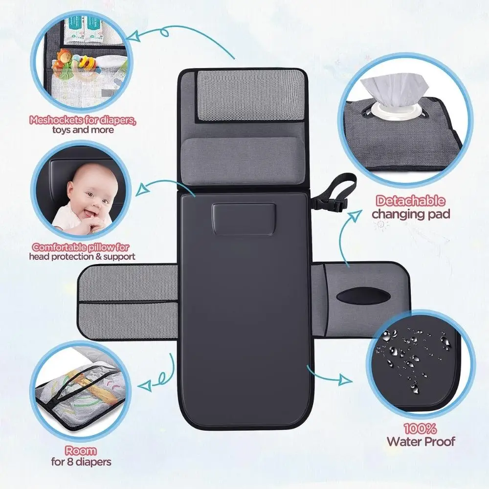 Portable Waterproof Travel Station kit Diaper Changing Pad for Newborn boy Girl Baby Bag maternity