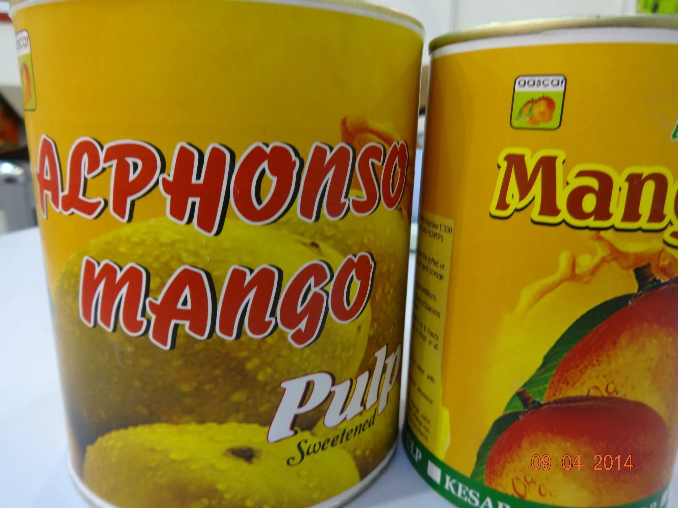 Hot Selling New Corp 2022 Fresh Mango Pulp Direct Factory Price Canned Mango Pulp / Tothapuri Mango Pulp Export