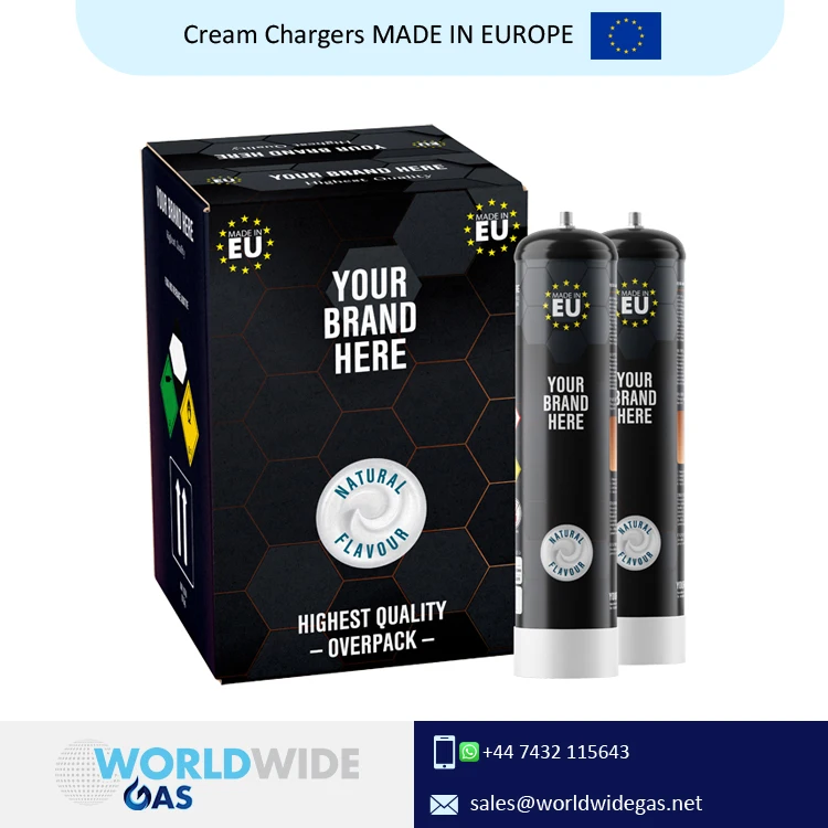 Biggest Dealer of Pina Colada Flavor Made in EU 580g Steel Cylinder Whipper Whipped Cream Chargers in Size 0.95L or 580G