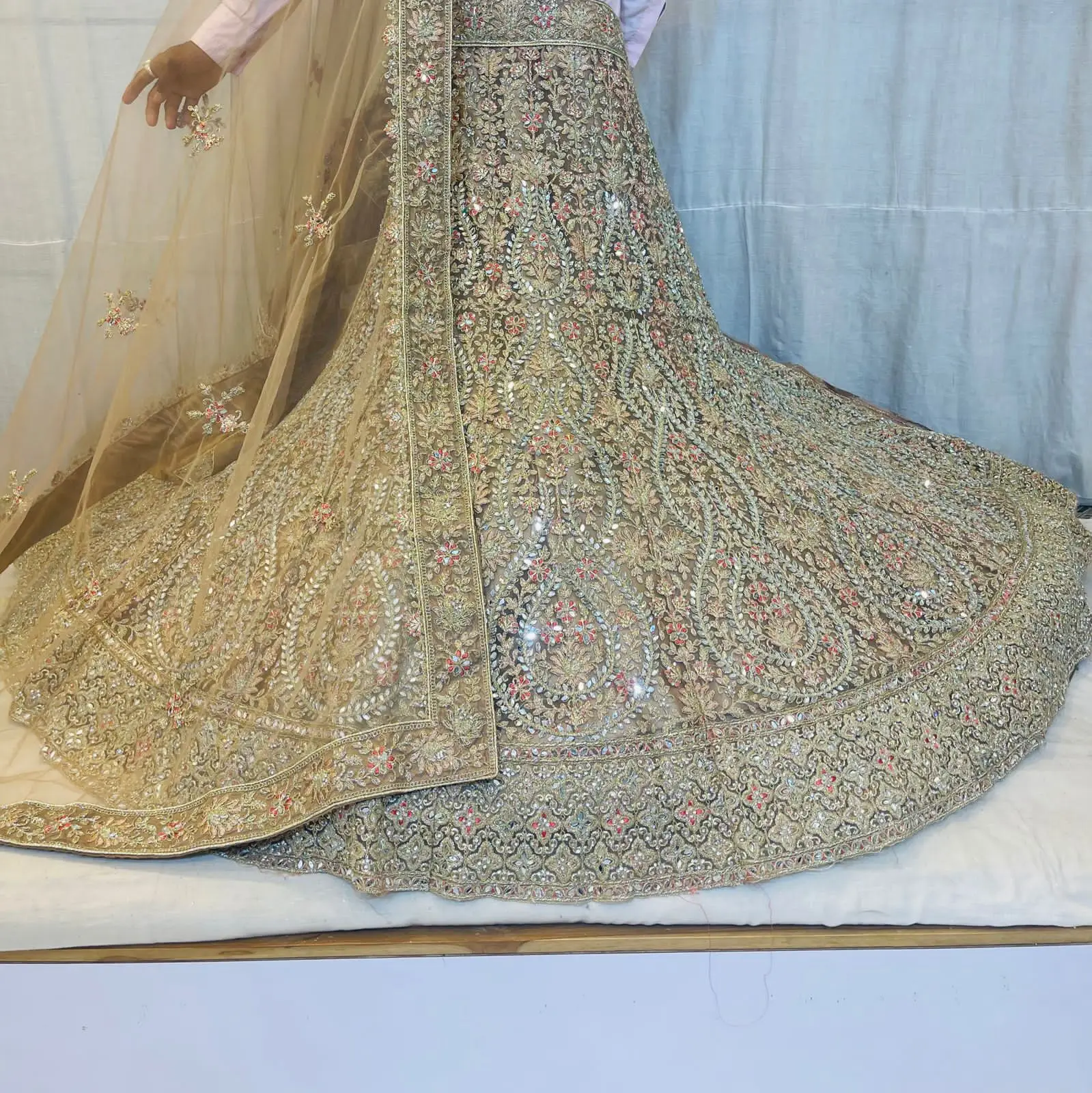 Indian Pakistani Style Lehenga Choli for Women Wedding Indian Design full Net Lehenga Choli Dupatta Blouse Embroidery Work