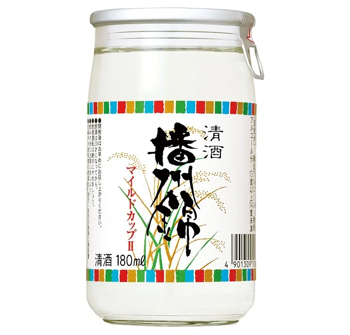 Refreshing taste rice koji banshunishiki mild cup Japanese sake bottle