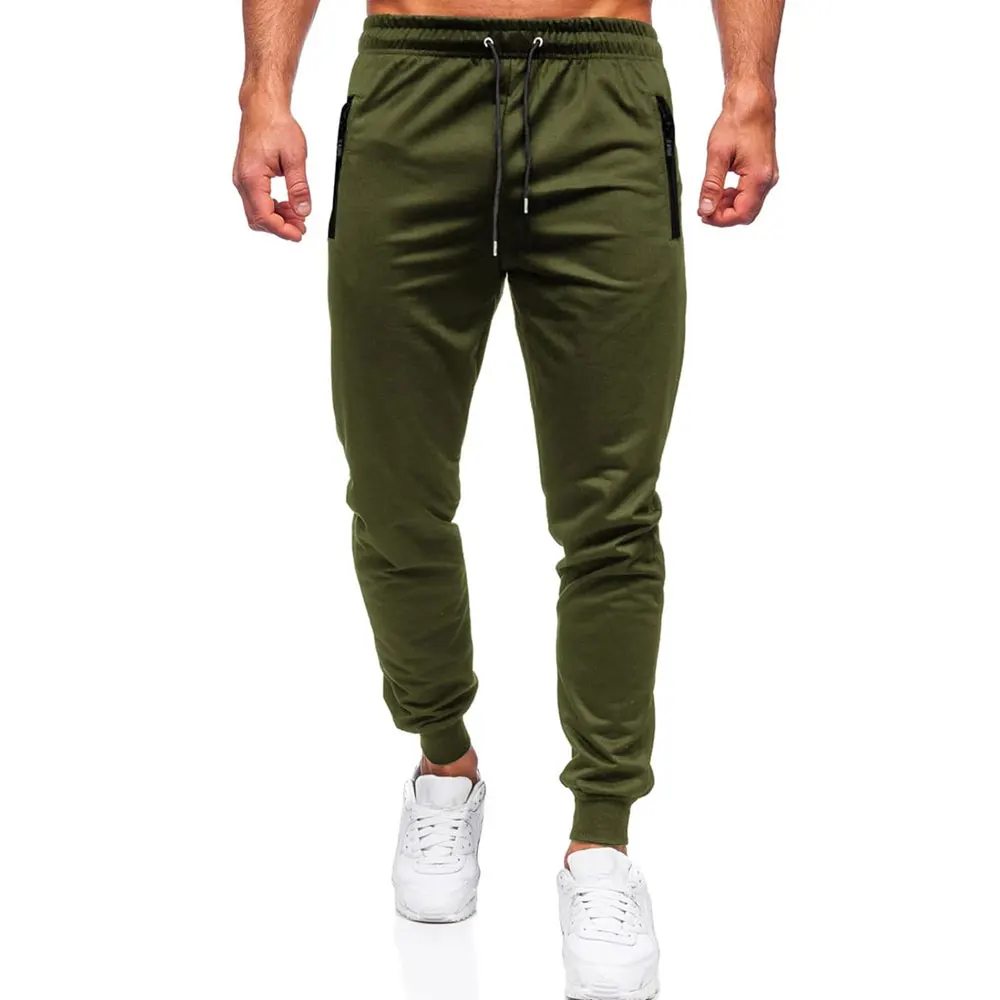 best selling custom logo sports jogger sweatpants 100% cotton workout drawstring waist jogger pants for men