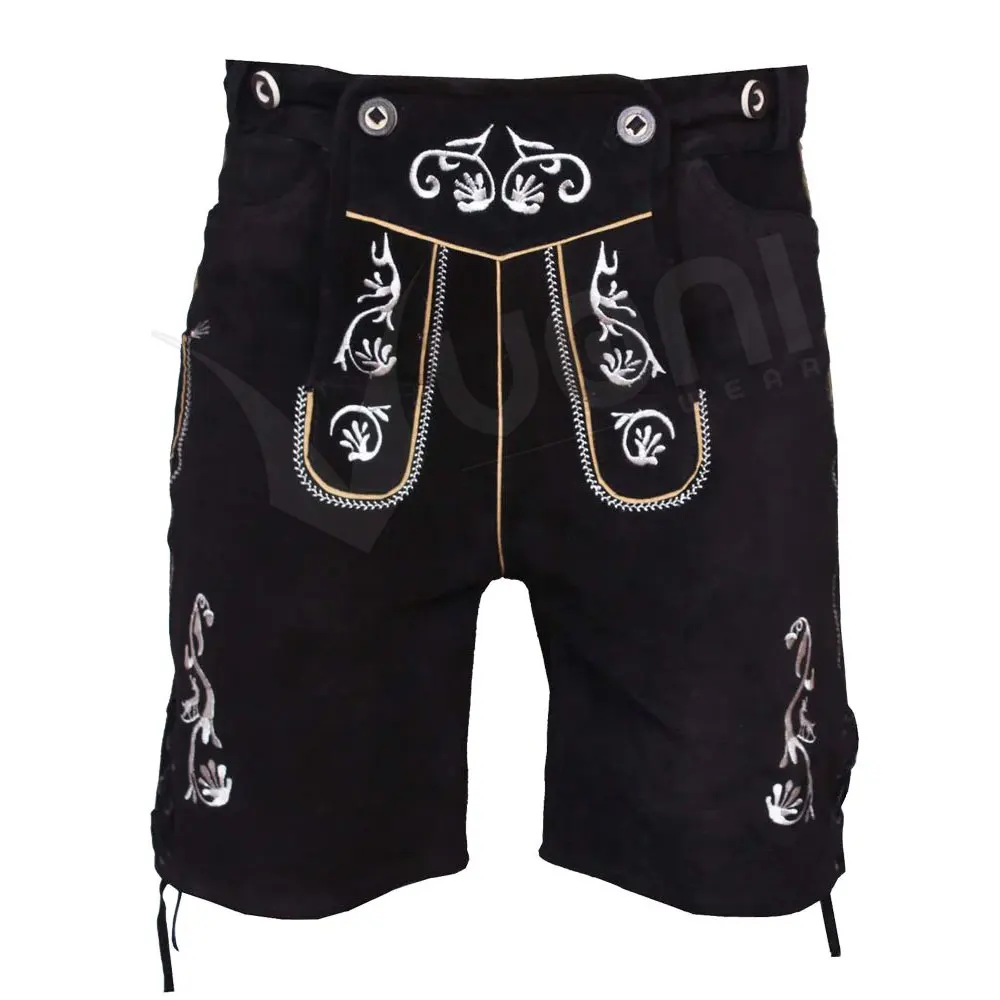 Wholesale Price Men Bavarian Shorts Lederhosen Antique Look Lederhosen For Men