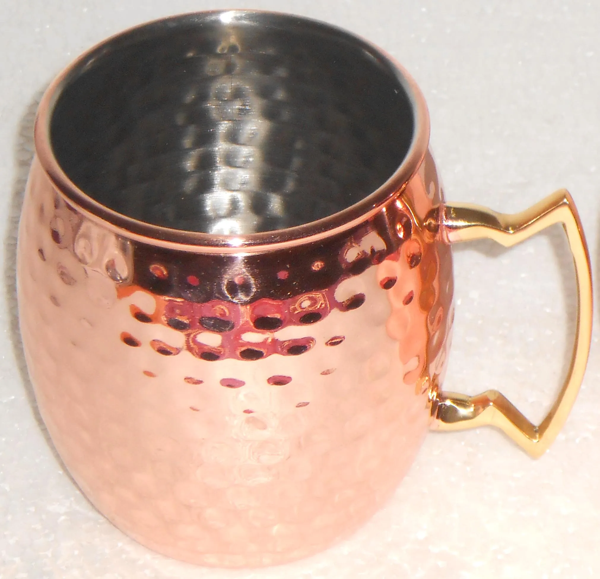 New Arrival Top-selling  pure Copper Moscow Mule Mug Set Of 2 Moscow Mule Copper Mugs for beer