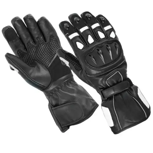 High Quality Leather Motorbike Racing Gloves for Outdoor Sports Unisex Adult Riding Protection for Motorbike Racing