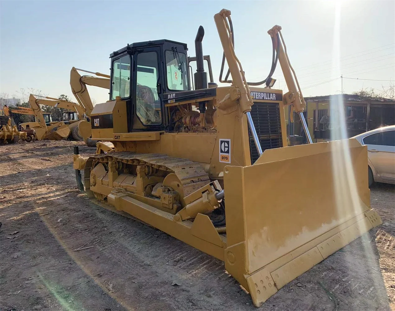 Used Original Caterpillar Bulldozer D7 of CAT D7G Dozer with Winch and ripper