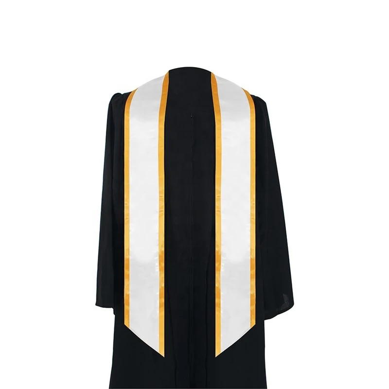 Graduation Stole Made in Cotton With Custom Print Embroidery OEM Service Wholesale University Stole