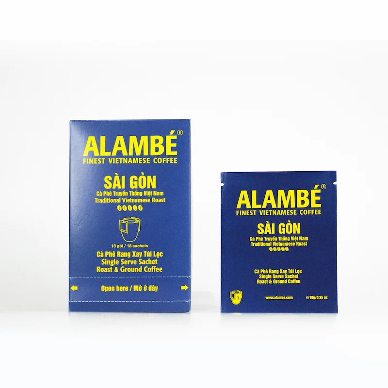 Cheap Price Alambe Sai Gon Whole Bean Coffee Morning Drink French Roasted Pure Arabica & Robusta For Vietnamese Coffee Phin