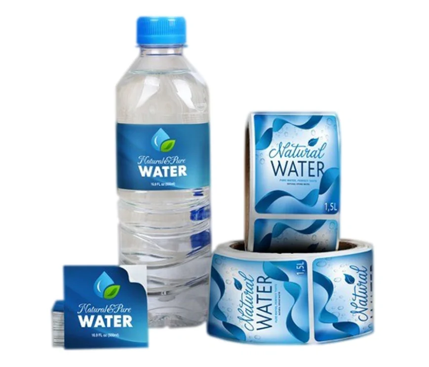 New Product PVC/PET Heat Shrink Sleeve Customized Plastic Water Bottle Label