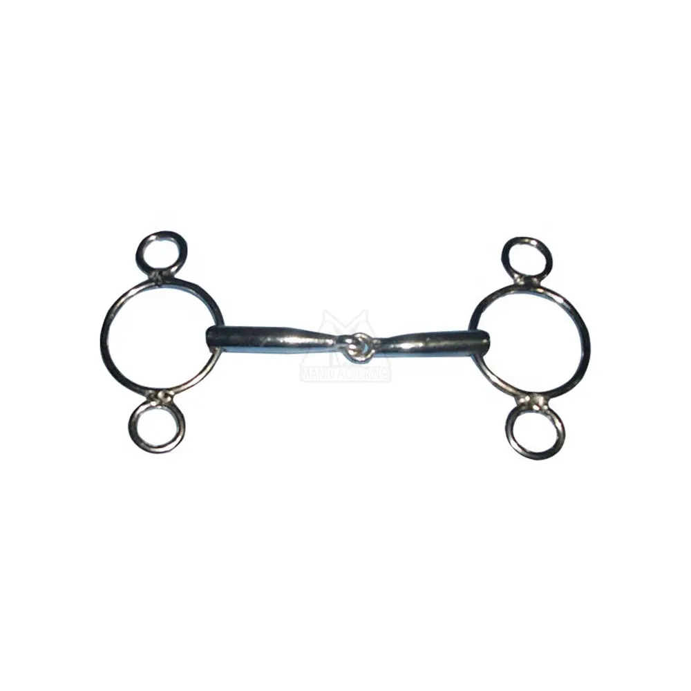 New Style German Steel Horse Equipment O Shaped Horse Bits Double Joint Bit Horse Bit Made In Pakistan