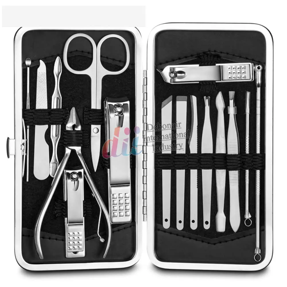 Stainless Steel Manicure Set Professional Pedicure Kit Factory Direct Stainless Steel Manicure Set