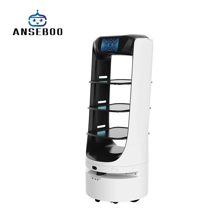 Интеллектуальный робот для доставки еды в ресторанах и официантах Anseboo