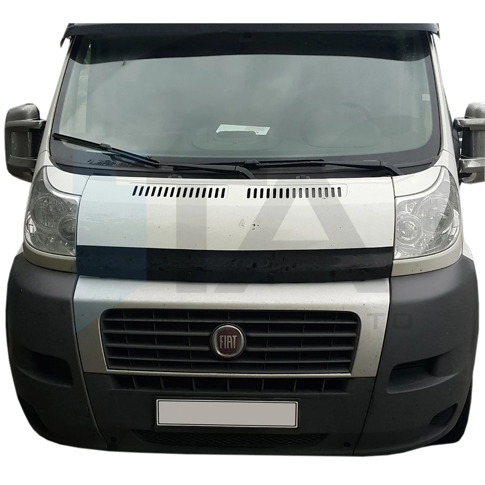 bonnet protector guard hood shield made of elastic abs plastic for panelvan glazed ducato new and old chassis