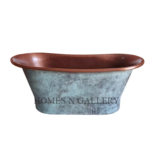 Top Selling High Quality Attractive Design Handmade Amazing Finishing Handmade Pure Copper Freestanding Bathtub From India