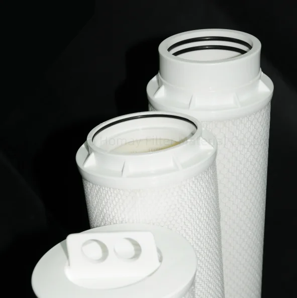 Homay HIgh Quality And High Flow Pleated Water Filter Cartridge HMK For Industrial Chemical And RO Plant