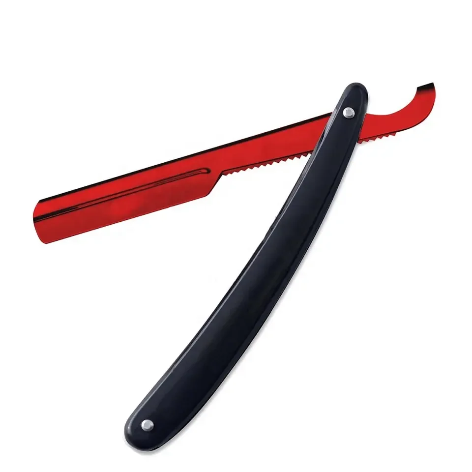 Wholesale Barber Face Straight Edge Shaving Cut Throat Razor For Men Blades Manual Metal Razors Facial Single One Twin