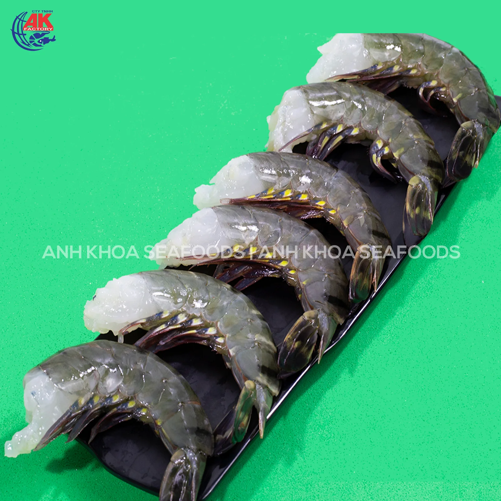 Vietnam Qualified Seafood Frozen Headless Black Tiger Shrimp Shell On BT/HLSO With Custom Weight Order Wholesale