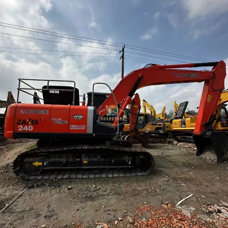 Original Hitachi ZX240-3 Excavator in Good Condition 130 135 160 Excavator with Isuzu Engine Pump Motor Bearing Low Price Sale