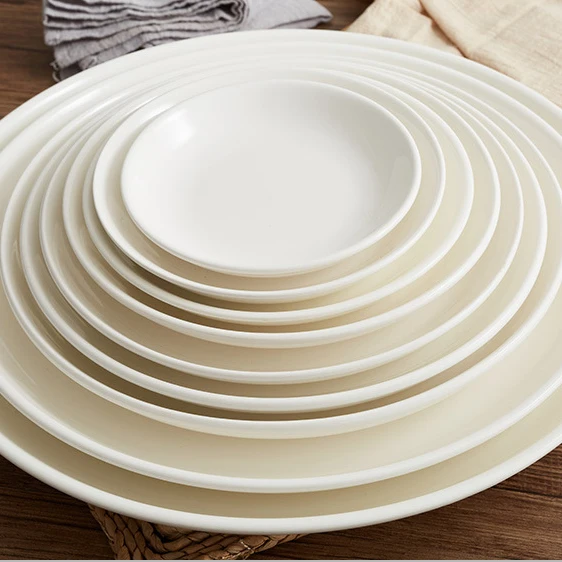 Hot Selling Set Tableware White plate  Manufacturer Charger For Dinner