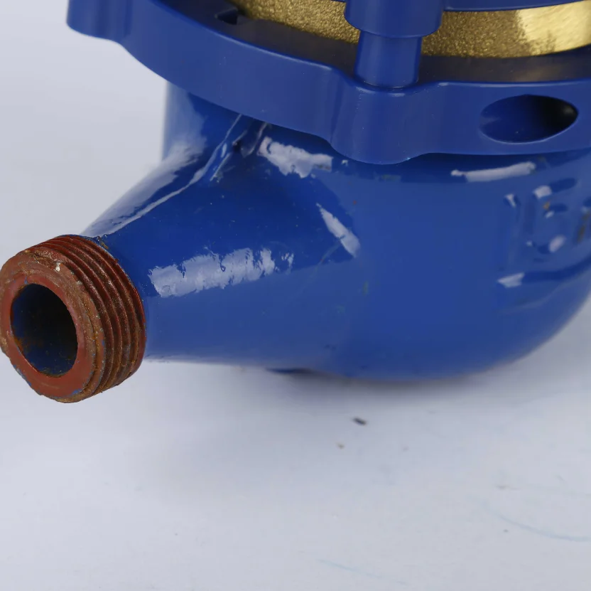 wet dial smart intelligent valved remote photoelectric water meter direct read flow meter