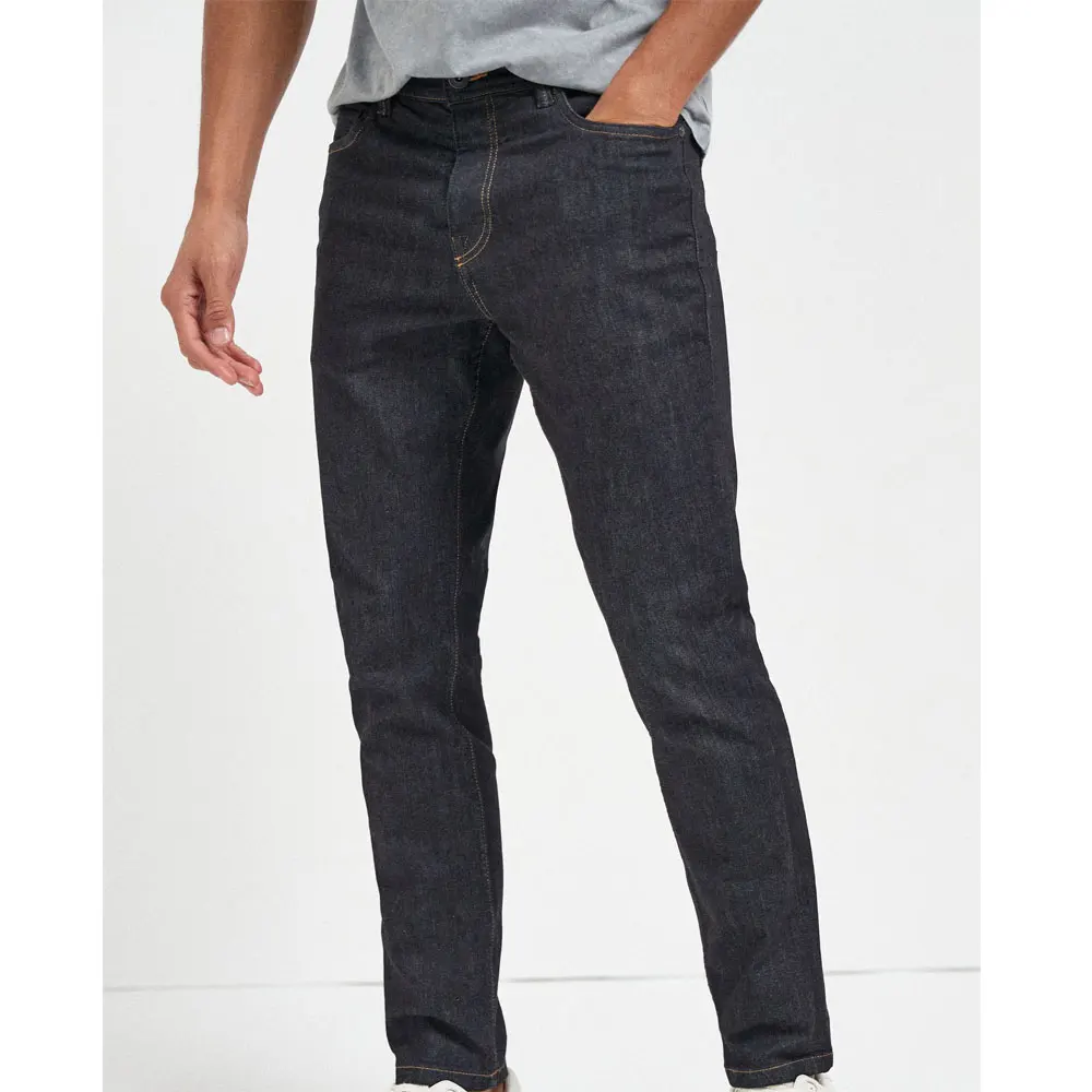 Wholesale Customized Dark Rinse Blue Vintage Stretch men jeans