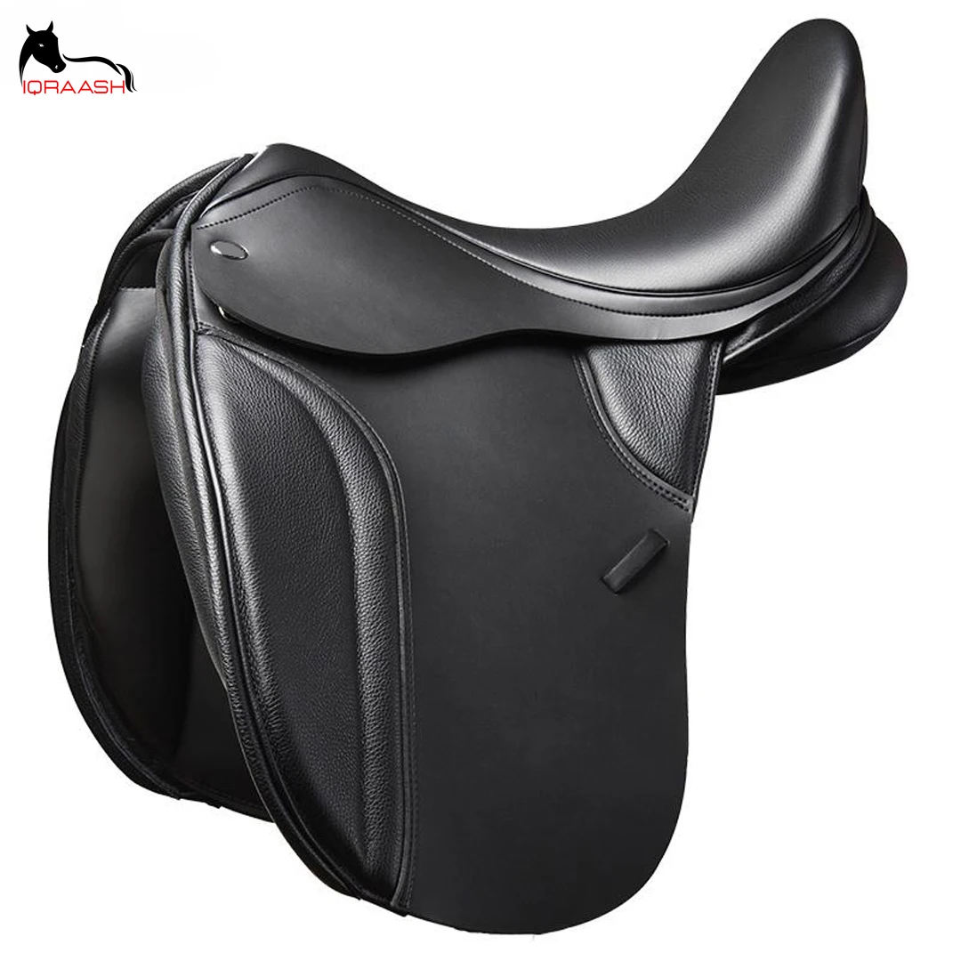 Best Selling American Leather Saddle Western English Horse Racing Saddle Made Genuine Leather Synthetic Materials Horse Riding