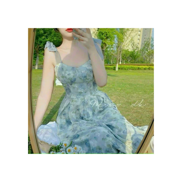 Women Dresses Casual Summer Good Quality Breathable For Women Clothing Vintage Design Customized Color Vietnamese Manufacturer