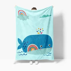 Soft Sherpa Double Bed Blankets for Winter Custom Micro Mink Flannel Cheap Wholesale Throw Blanket