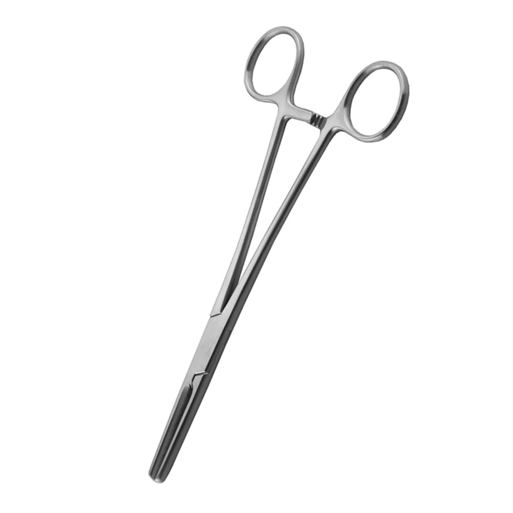 Ворсовая трубка зажим прямые зубчатые челюсти с наружными защитными хирургическими инструментами