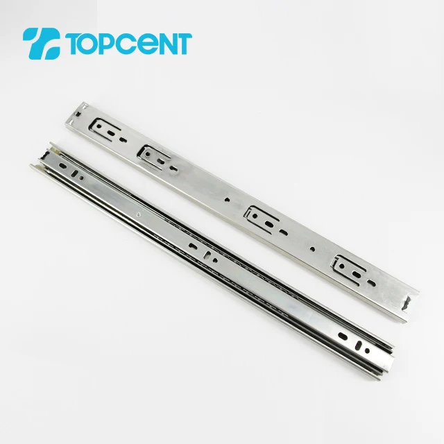 TOPCENT Furniture Metal Kitchen Telescope Channel rieles para cajon Cabinet Hardware Drawer Slide Rail