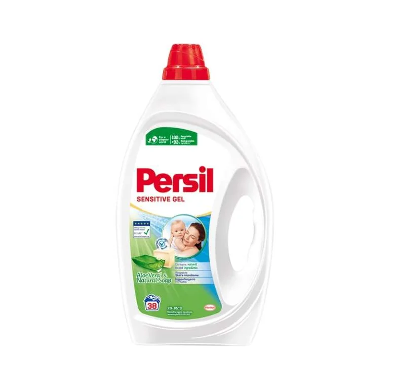 Persil Sensitive Gel Deep Clean - 38 Washes - Gentle & Effective Laundry Detergent for Sensitive Skin