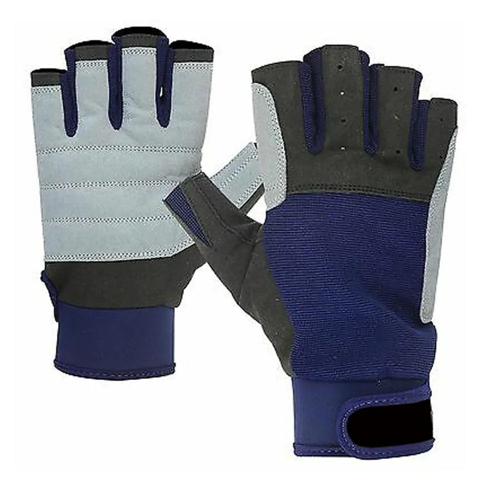 Custom Huge range of long and short finger sailing gloves Protection PU Leather Sailing Gloves