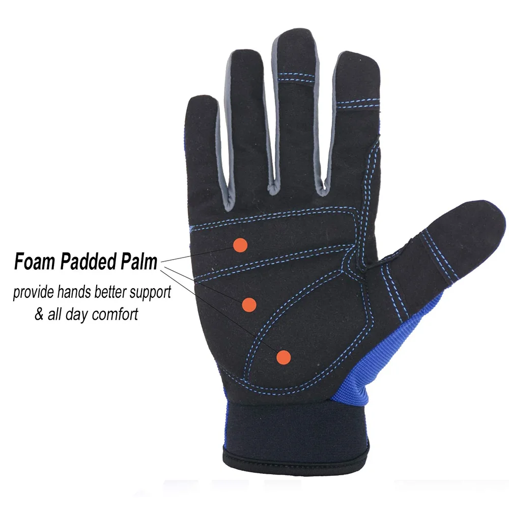 Fit for Multi purpose use High Visibility Mechanic Gloves For Men Best Quality Mechanic Gloves Online Sale Mechanic Gloves