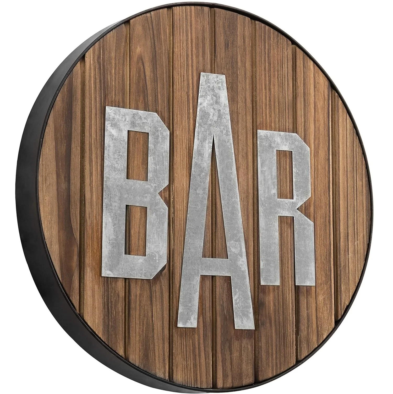 Wooden Plate With The Print Of Bar Eco Friendly Full Wooden For Bar Hanging And  With Lattering Of Welcome With Medium Size