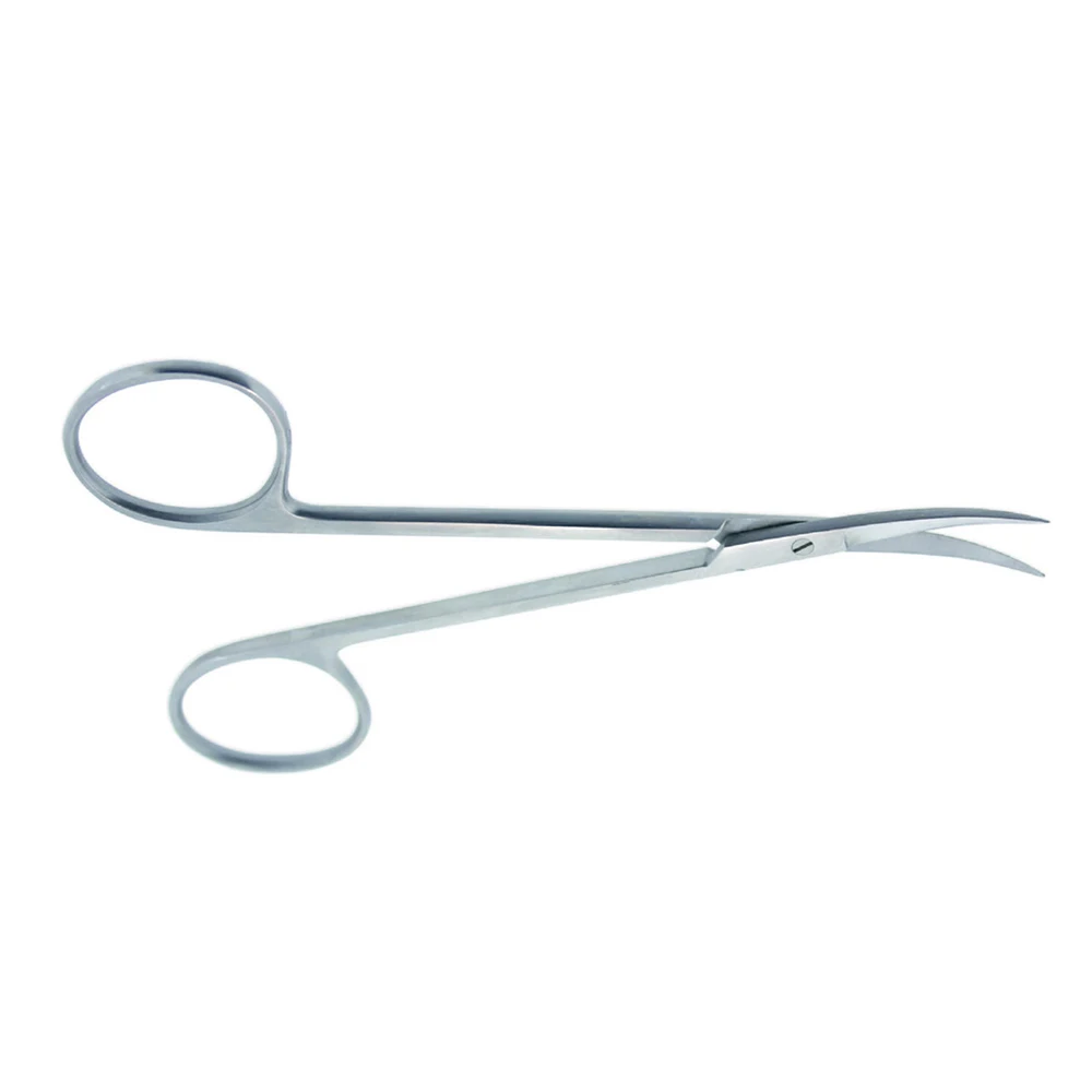 Surgical Top Quality Iris Super Cut Scissors: 4.5 Inches with Curved Blade and Sharp Point, Made From German Steel for Surgery