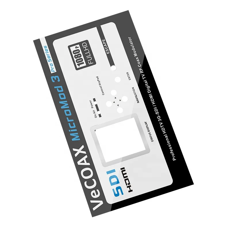 IMD label off-set printing graphic overlay for Air conditioning remote control