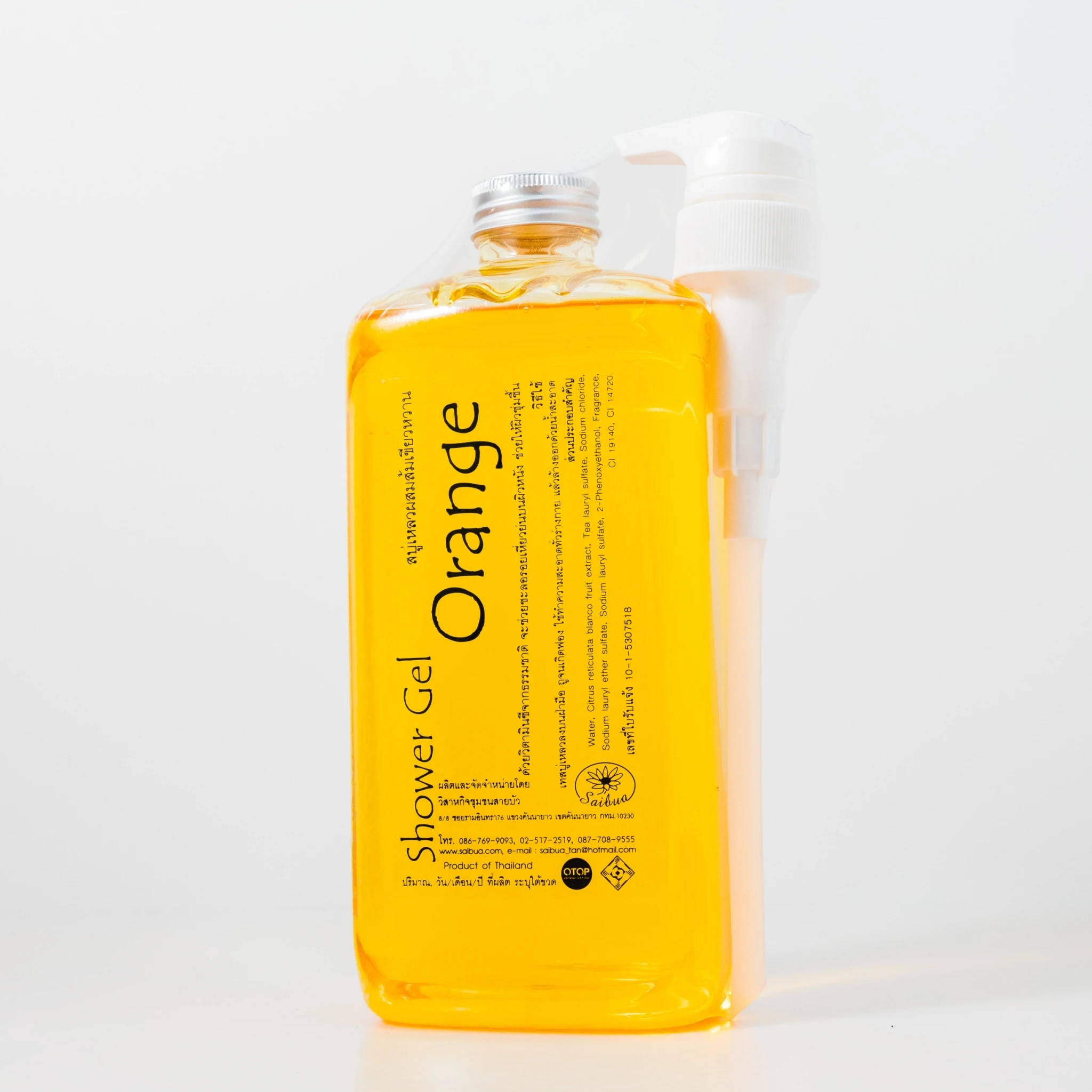 Wholesale Factory OEM Herbal Handmade Shower Gel  Fruits Shower Shampoo Thailand 100%