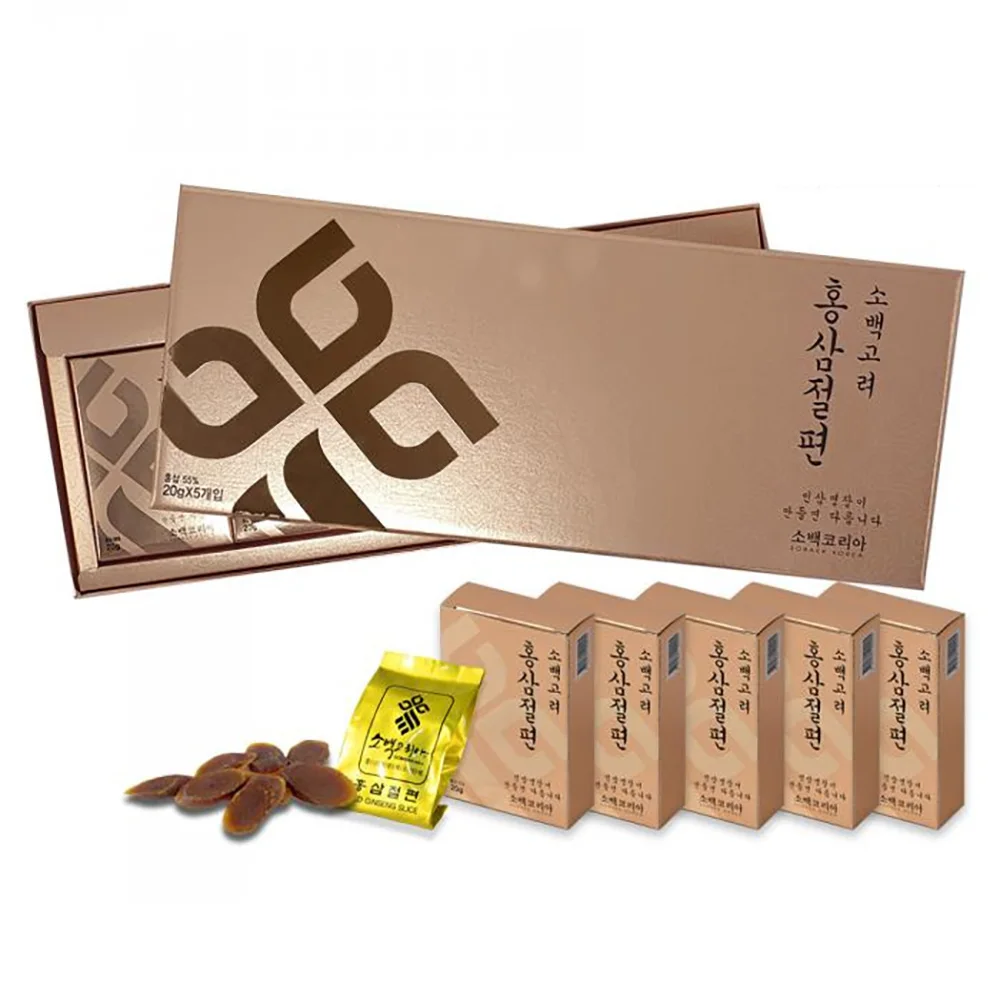 Sobaek Korea Honeyed Korean Red Ginseng Slices (20g x 5) / / Red Ginseng Slice