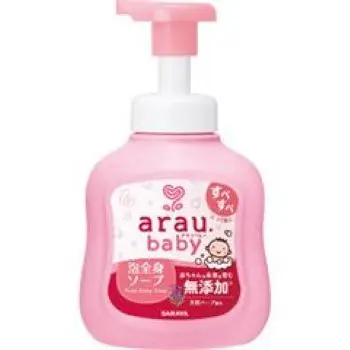 Saraya Arau Baby Body Soap Requid type 450ml Bath Supply for baby, pure botanical additive free