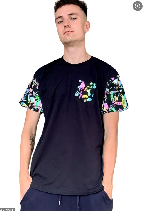 Rainbow reflective clothing fabric brocade fabric 100Polyester Fabric garments manufacturer