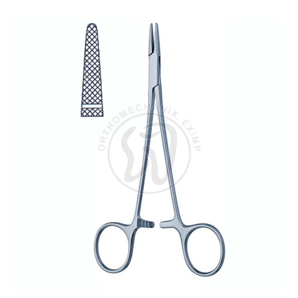 Reusable Suture Wire Twister Needle Holder 18 cm Gold Carbide TC Tip Plated Surgical Instruments Stainless steel