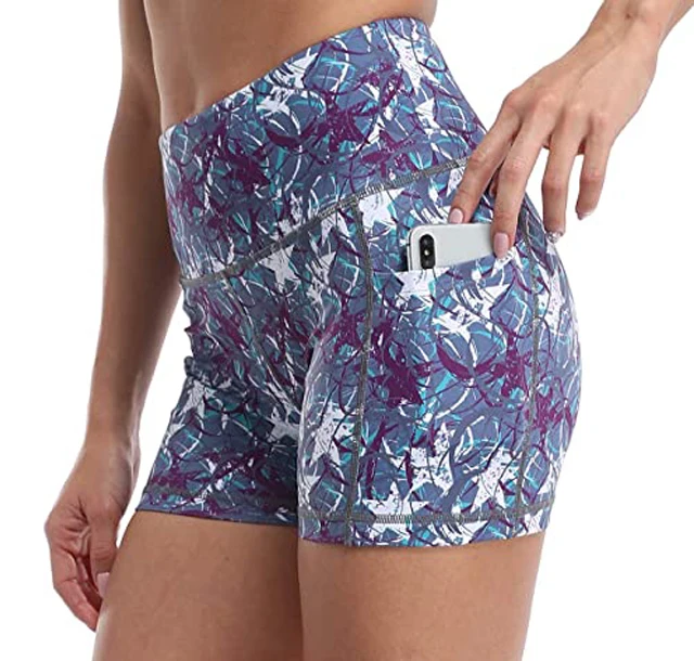 Top Quality Women Yoga Shorts Gym High Waist Push Up Ladies Fitness Seamless Hip Weigh Lift Tight Yoga Short