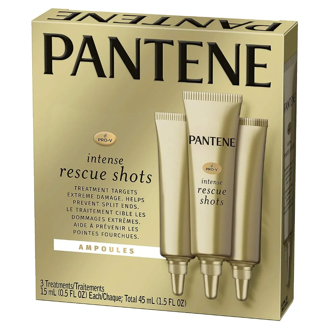 Pante.ne Rescue Shots лечение ампул для волос интенсивное восстановление поврежденных 1 5 унция (3 шт. в упаковке)