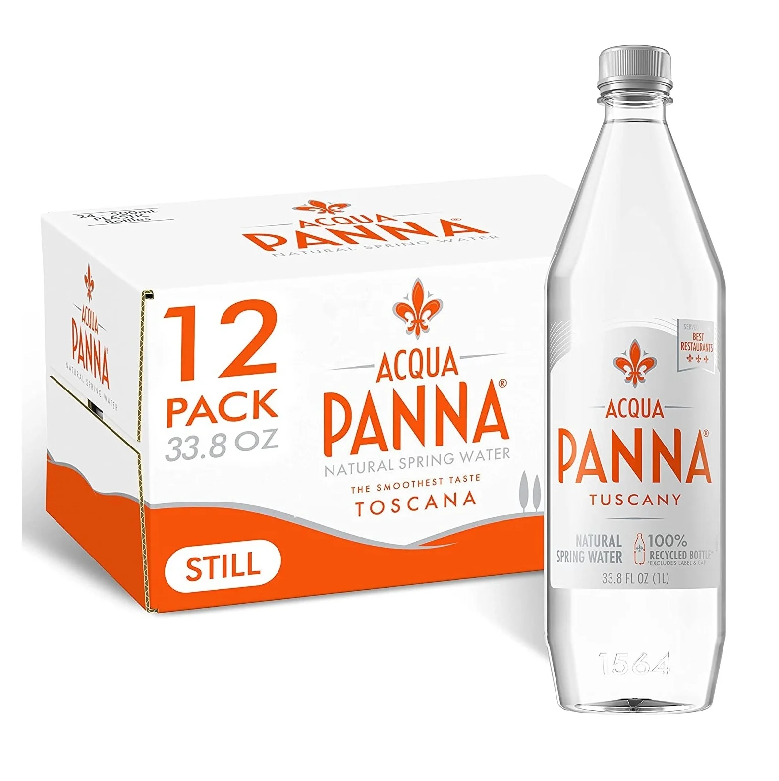 Bulk sales cheap Acqua Panna Natural Still Water Glass 250ml Pack of 24 Pure acqua panna natural spring water