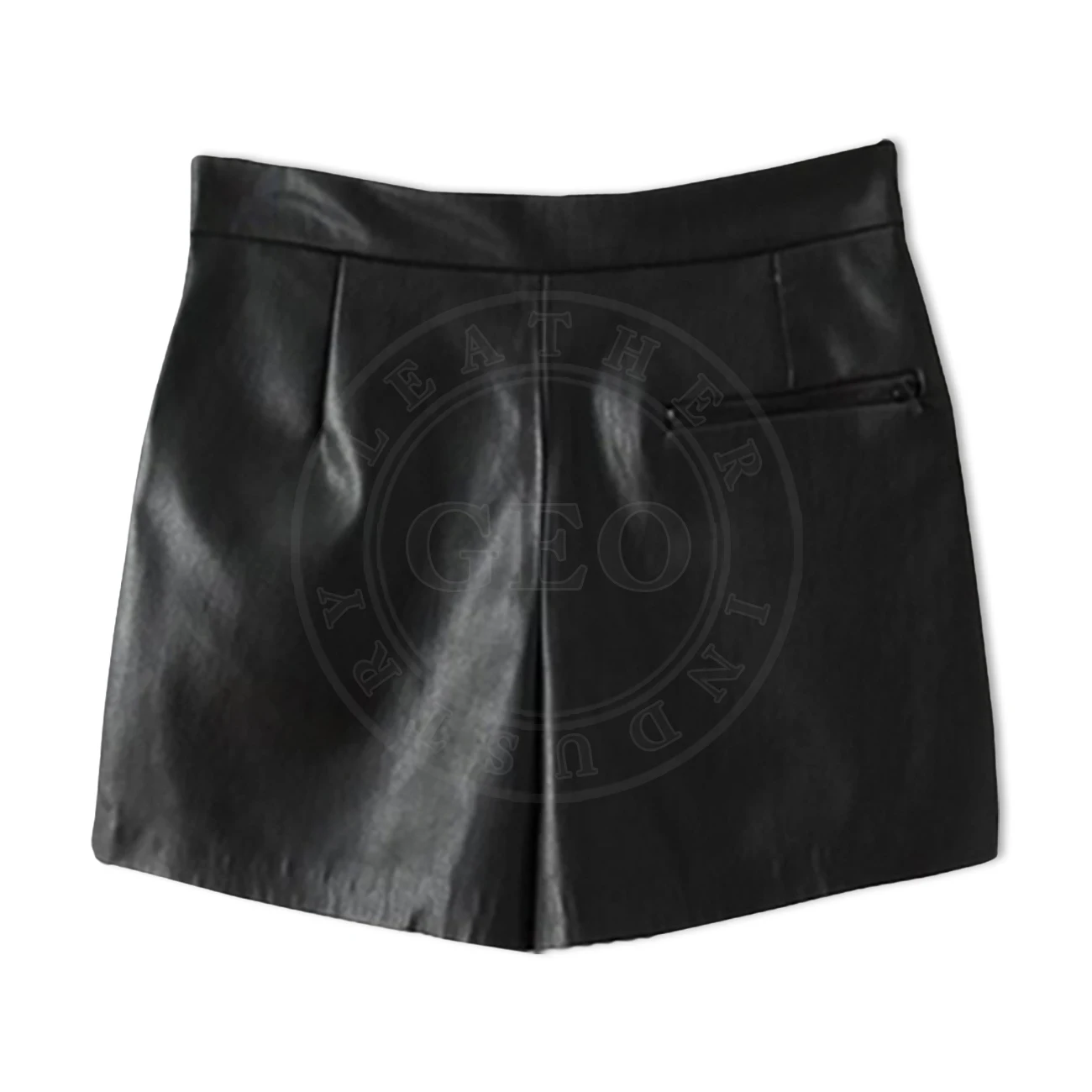 Custom Leather Shorts for Young Lady Fashion