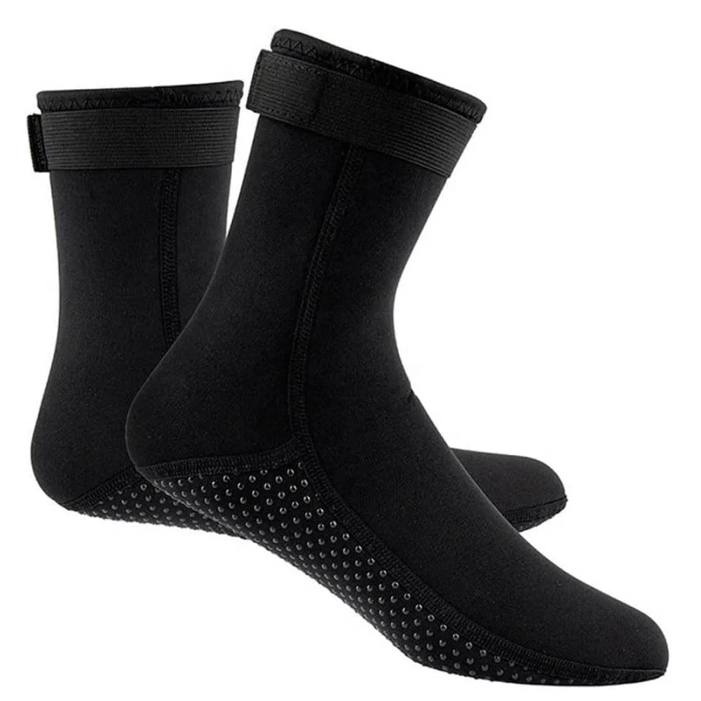 Custom 3 5 7 mm non slip waterproof unisex thigh beach sand volleyball proof water neoprene dive grip socks with rubber