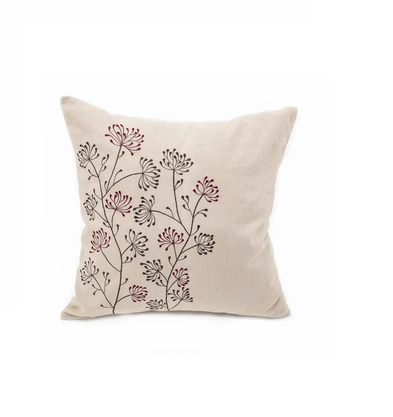 Embroidered printed Cushion cover Wholesale Customized Style White Disposable Pillow Case Cover