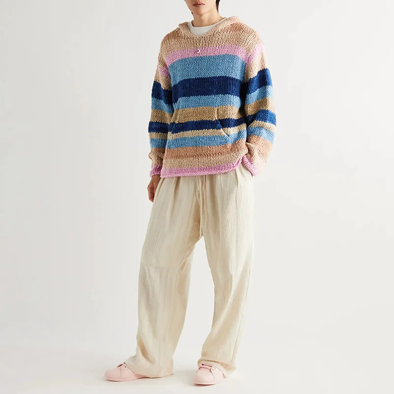 High Quality sweater men knit cardigan jacquard sweater very good knit mohair best usa sweater men 2022